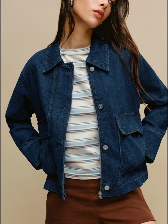 Reformation Jackets & Blazers - Reformation Oakley Blue Denim Jacket - Women NEW WITH TAGS